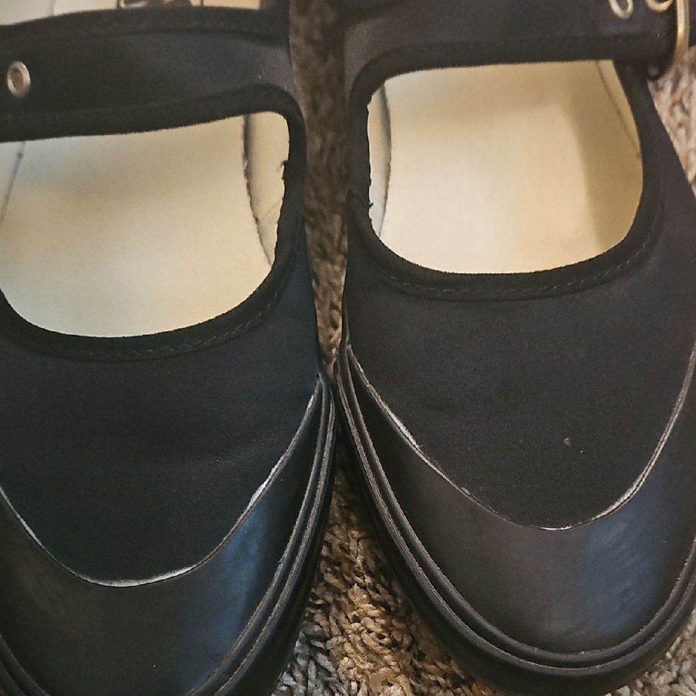 Vans Black Mary Jane Flats with Buckle - Picture 8 of 8